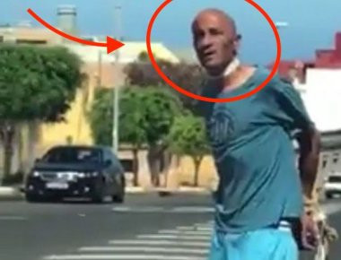 Κανάριοι Νήσοι: Άνδρας με δεμένα χέρια και φίμωτρο περιπλανιέται στην μέση του δρόμου! (φωτό, βίντεο)